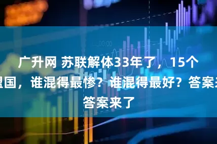 广升网 苏联解体33年了，15个加盟国，谁混得最惨？谁混得最好？答案来了